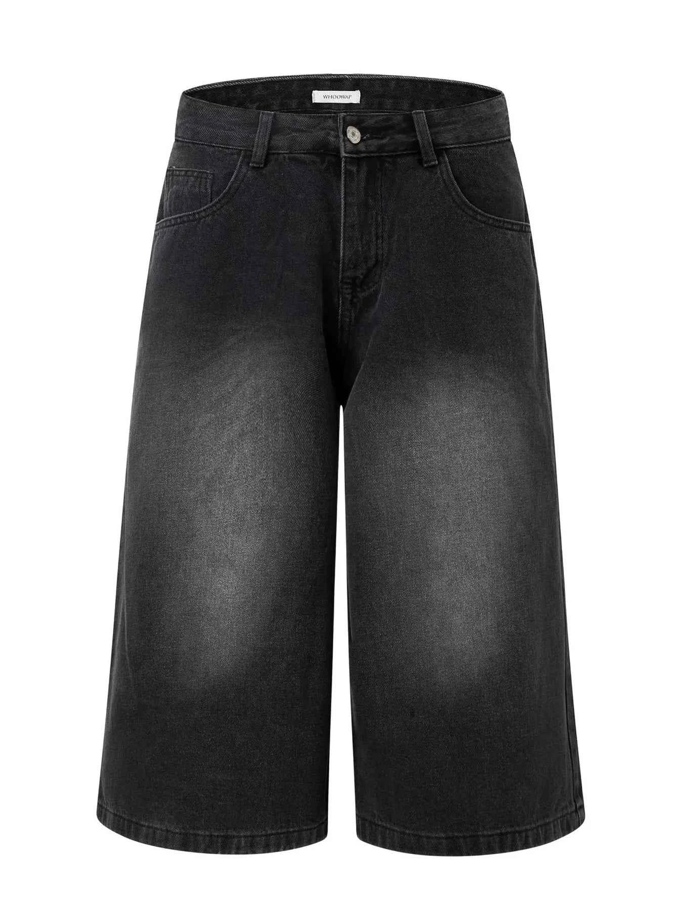 Men's Washed Denim Bermuda Shorts