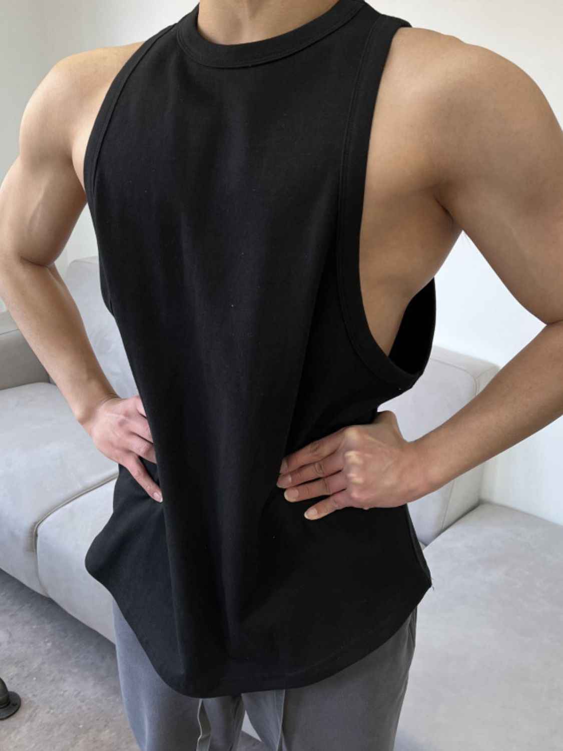 Men's Muscle Gym-Tank - Damned Threads