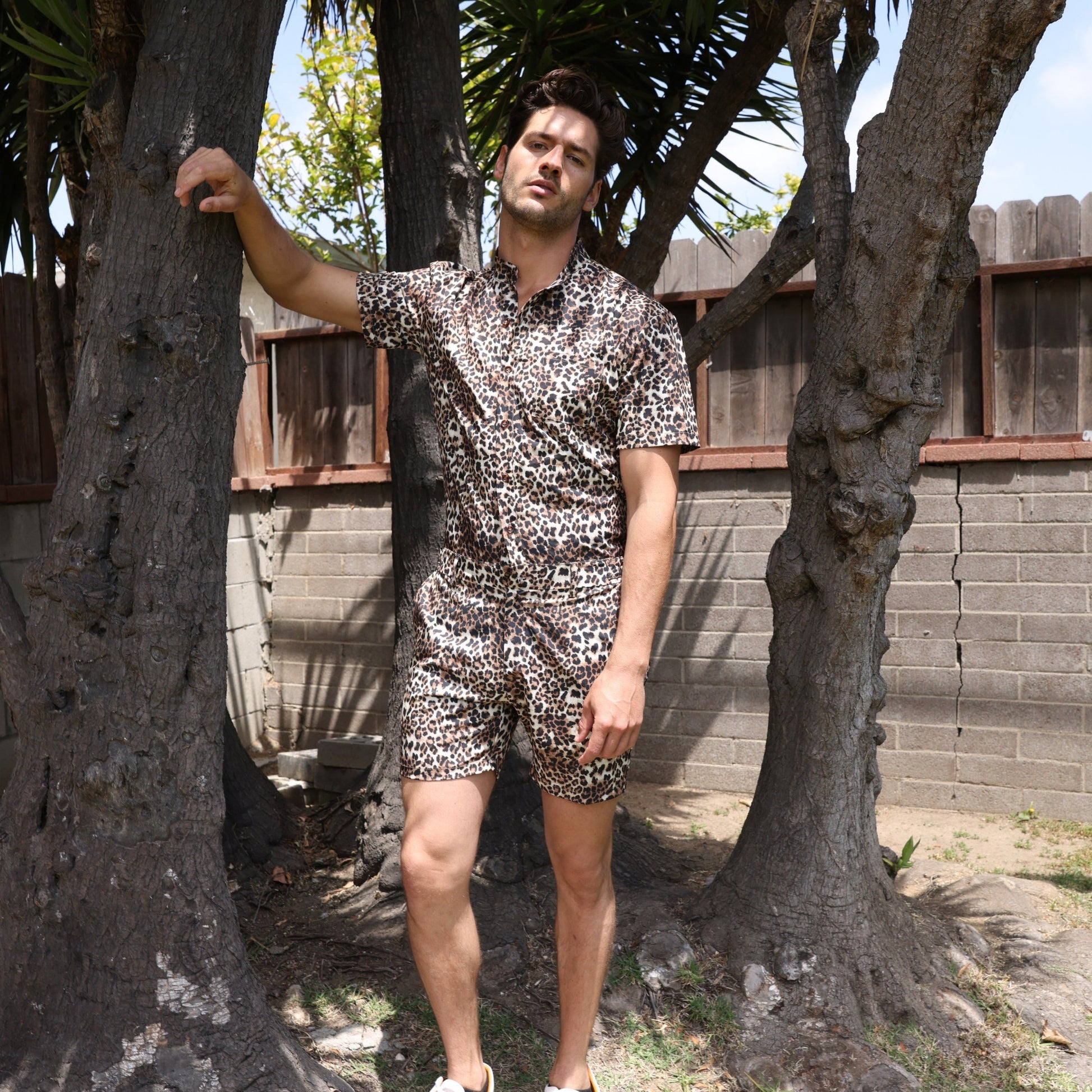 Leopard Romper - Damned Threads