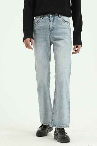 Straight Leg Jeans with Pockets - Damned Threads