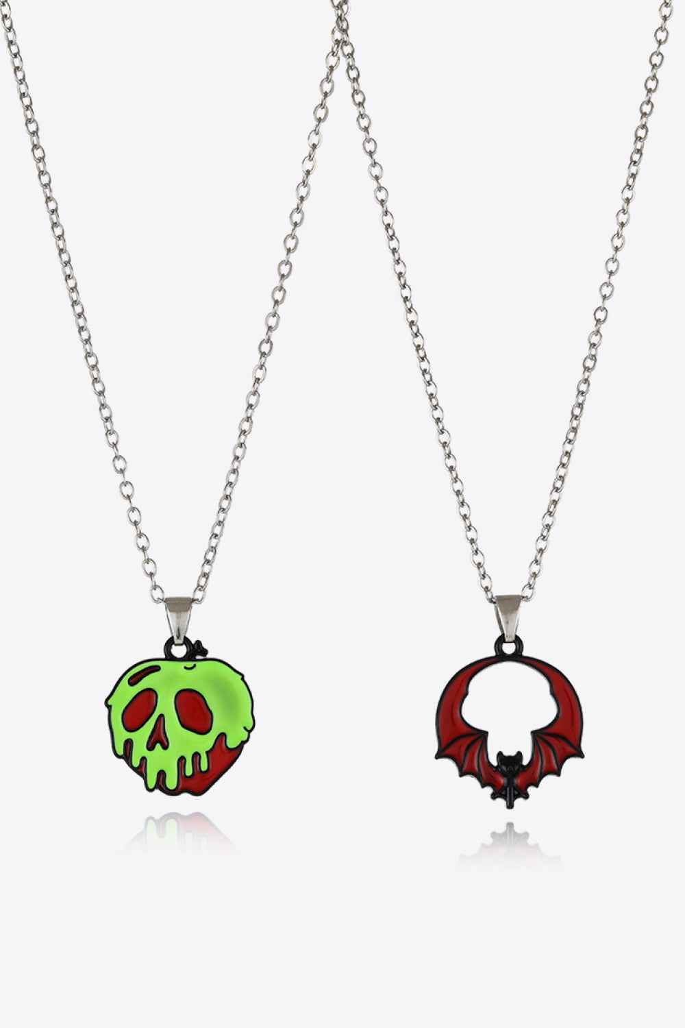 Two-Piece Halloween Theme Necklace Set - Damned Threads