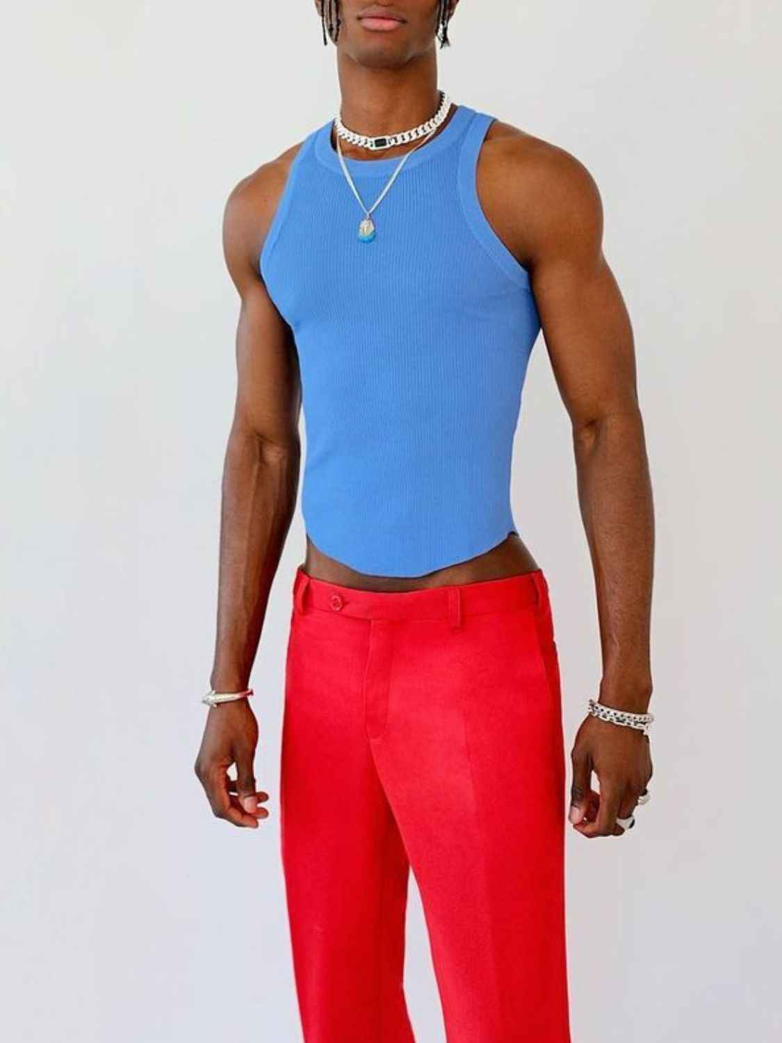 Men's Full Size Round Neck Tank Plus Size - Damned Threads