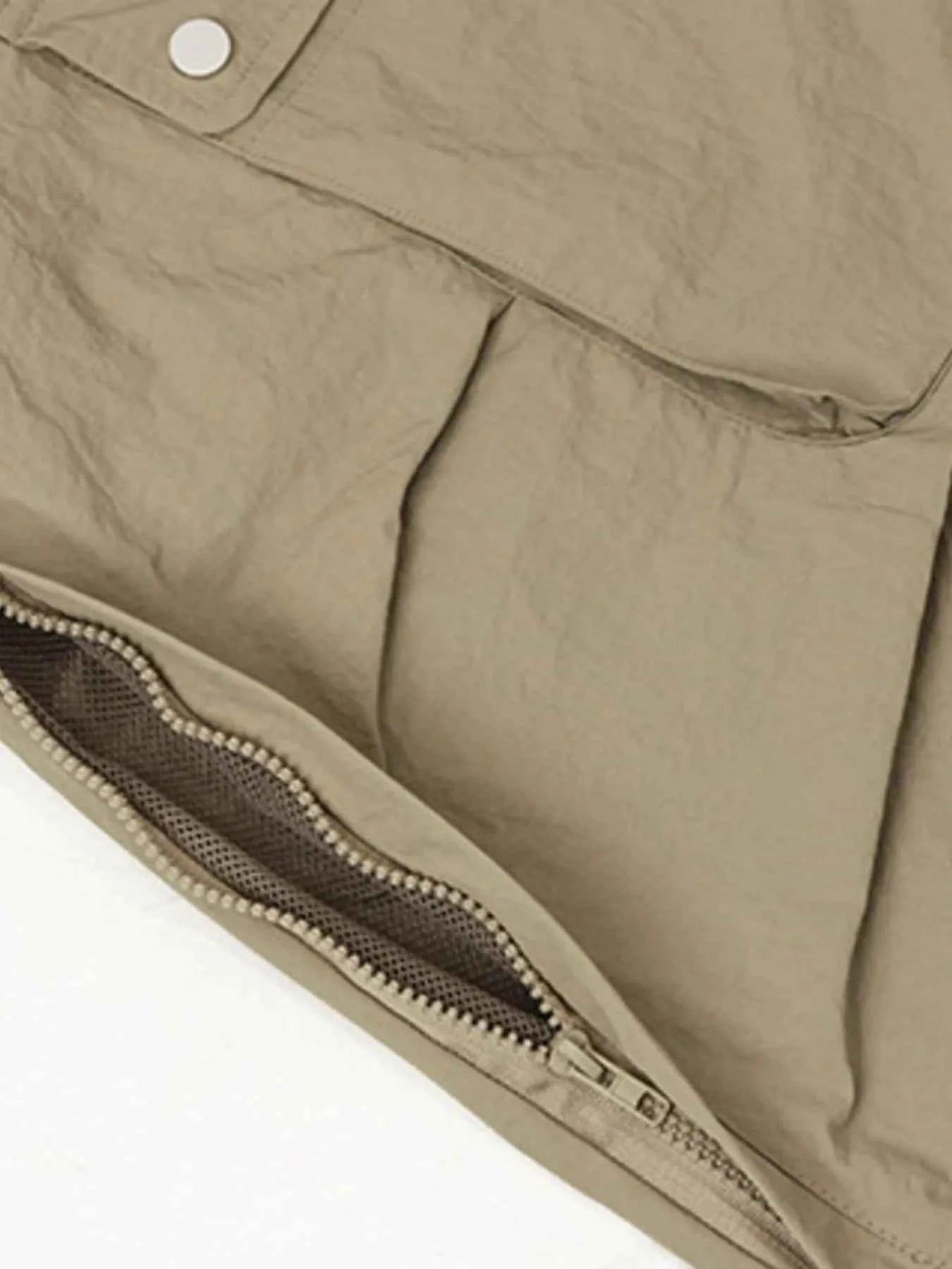 Men's Wide Leg Cargo Pants with Drawstring Waist