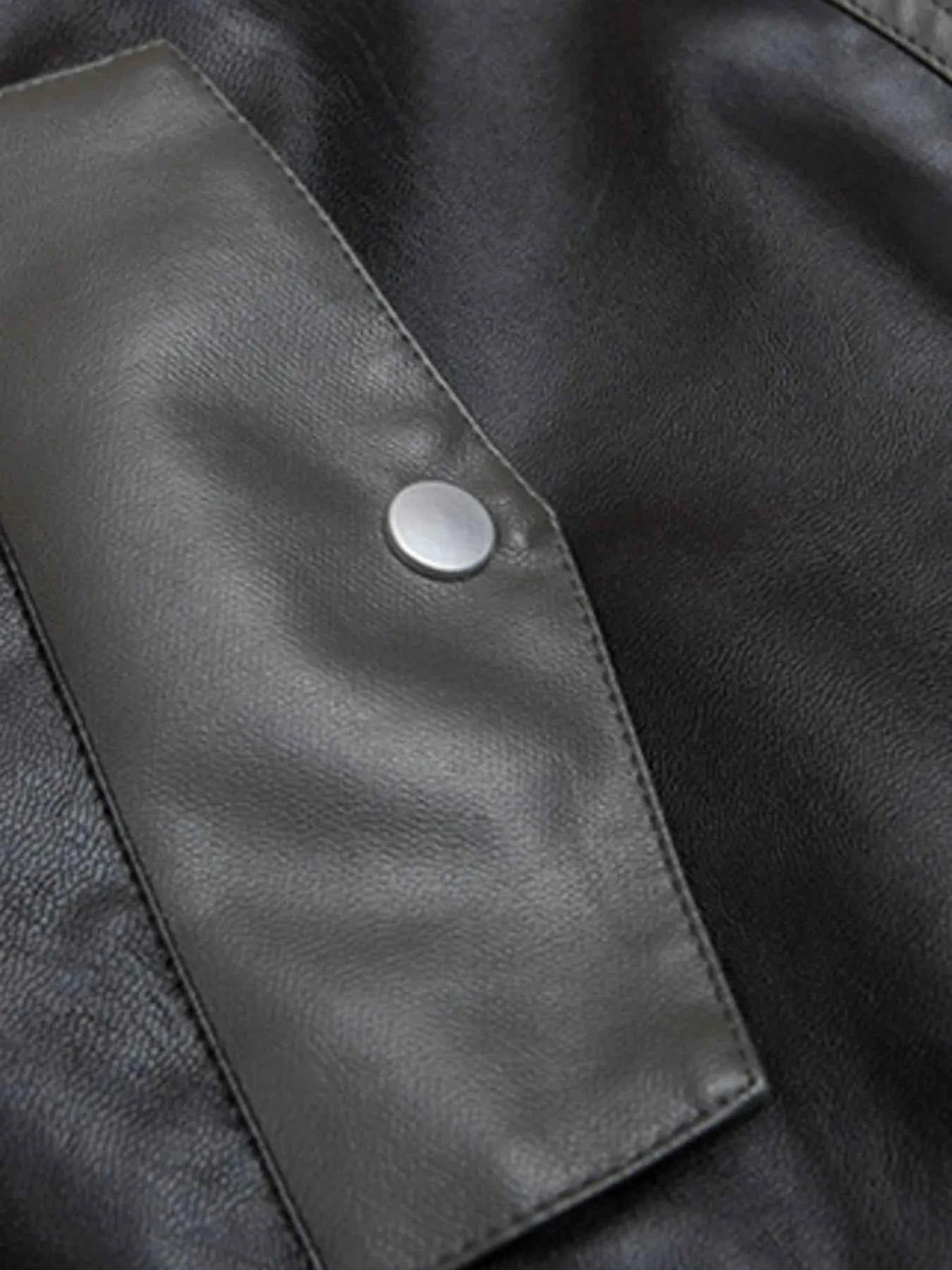 Men's Faux Fur Hooded Contrast Bomber Jacket