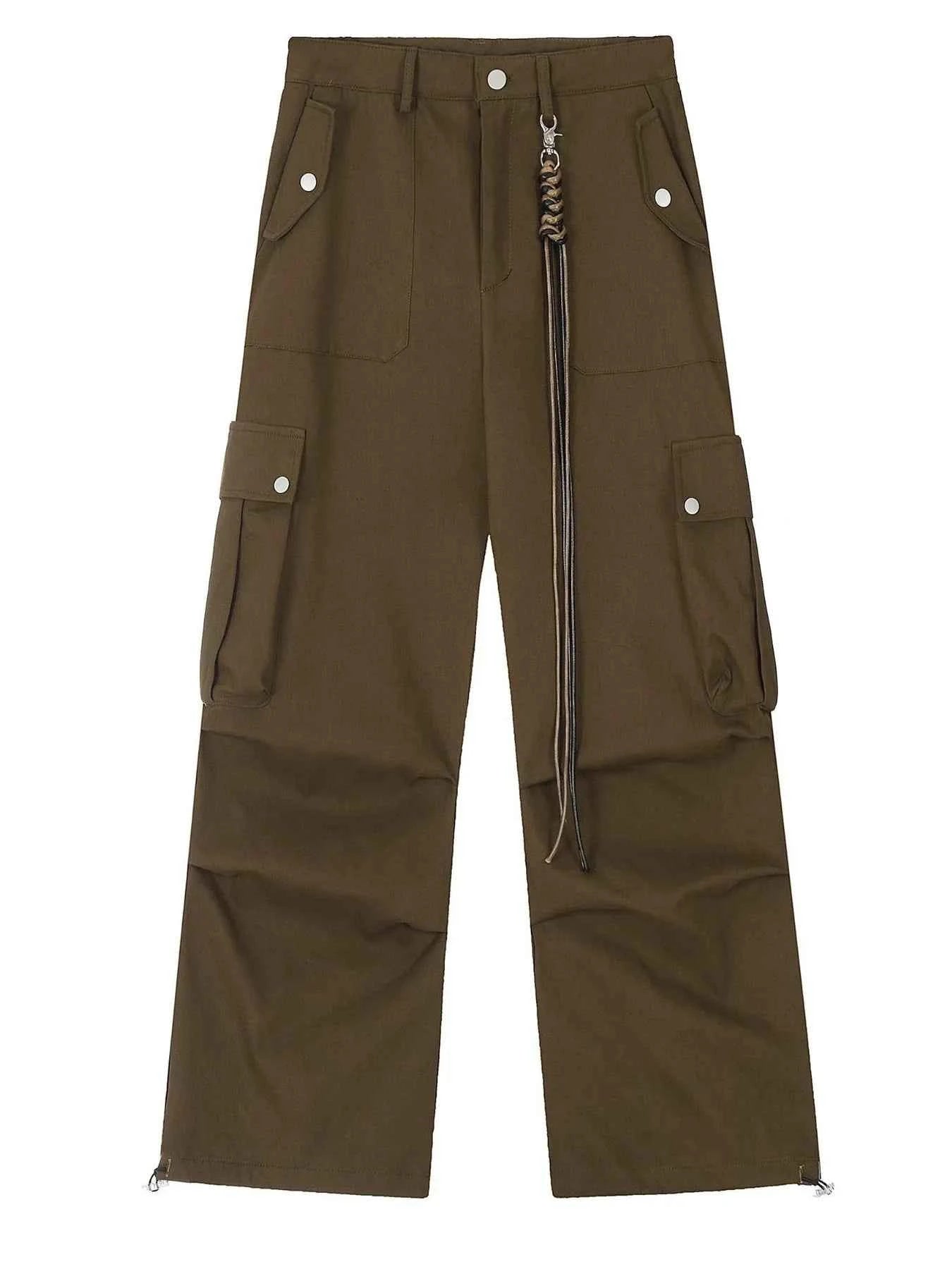 Men's Wide Leg Cargo Pants