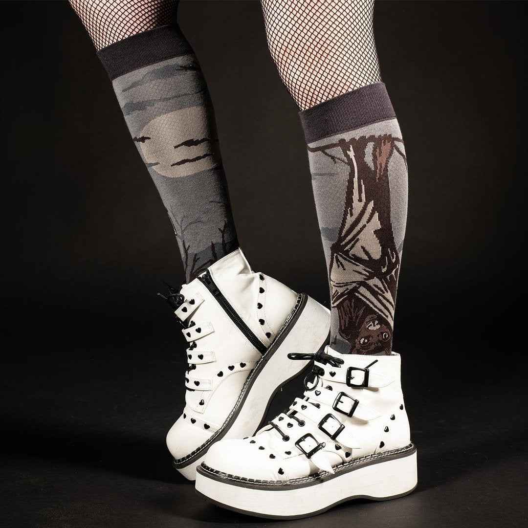 Bat Knee High Socks - Damned Threads
