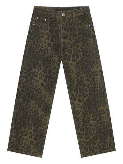 Leopard Jeans with Pockets - Damned Threads