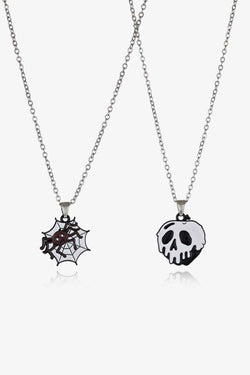 Two-Piece Halloween Theme Necklace Set - Damned Threads