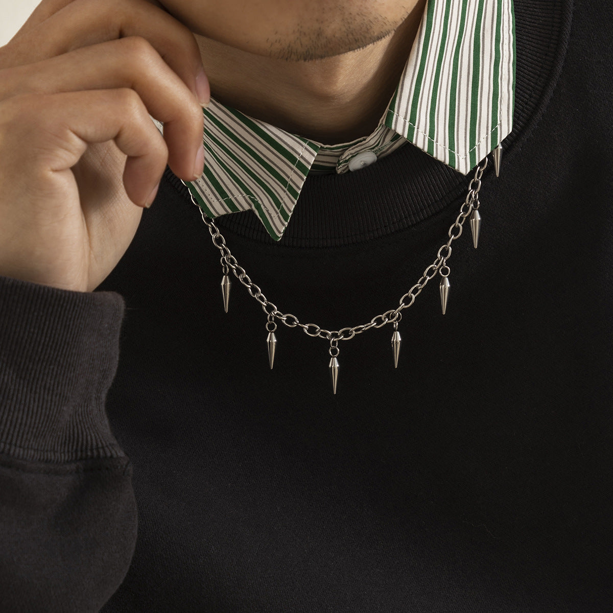 Fashion Spike Pendant Necklace - Damned Threads