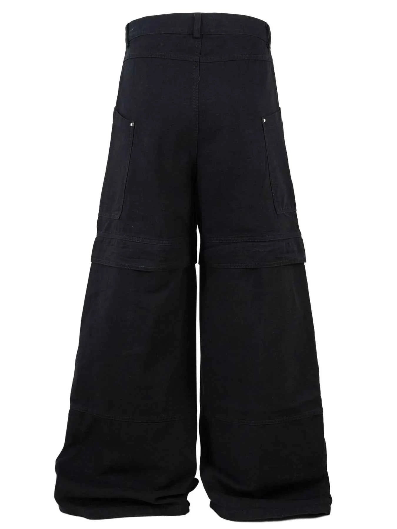 Men's Wide Leg Cargo Jeans