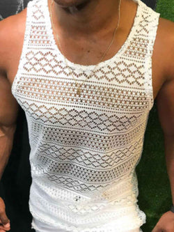Men's Full Size Round Neck Tank Plus Size - Damned Threads