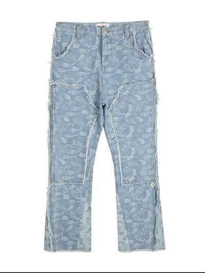 Men's Contrast Washed Bootcut Jeans - Damned Threads