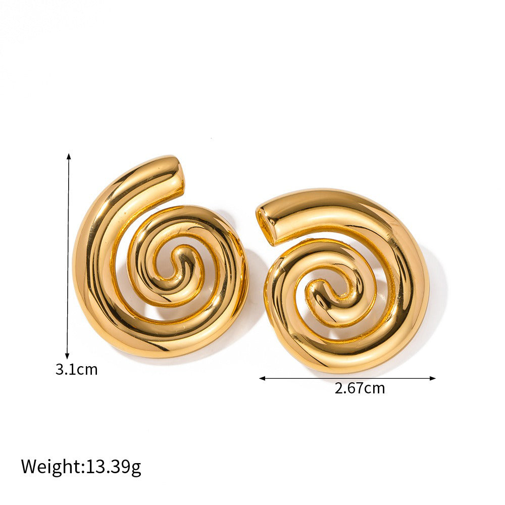 18K Gold-Plated Starfish/Shell/Conch/Bee-Shaped Earrings - Damned Threads