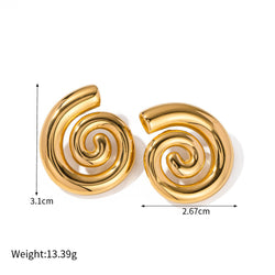 18K Gold-Plated Starfish/Shell/Conch/Bee-Shaped Earrings - Damned Threads