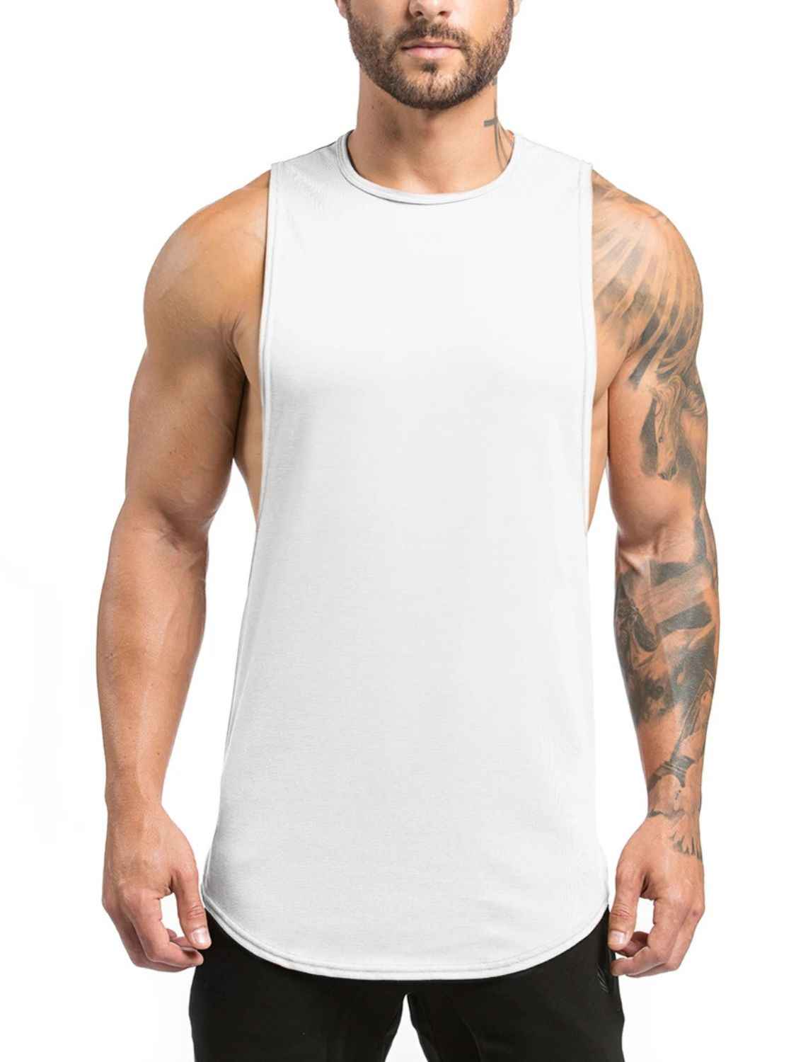 Men's Plus Size Round Neck Tank - Damned Threads