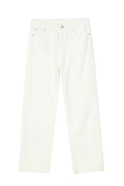 Washed Straight-Leg Slim Jeans - Damned Threads
