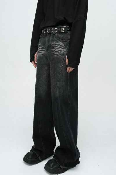 Raw Hem Jeans with Pockets - Damned Threads