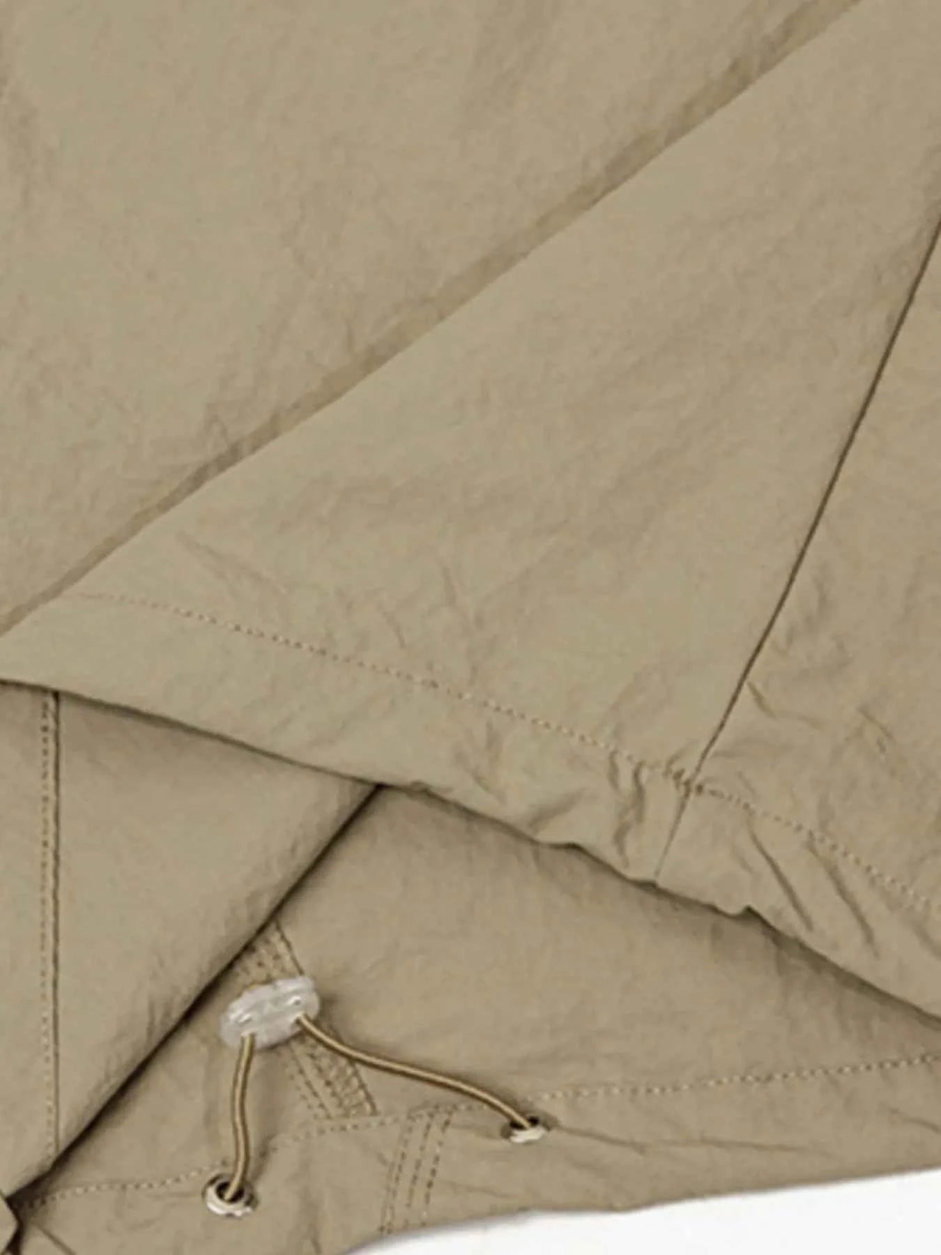 Men's Wide Leg Cargo Pants with Drawstring Waist