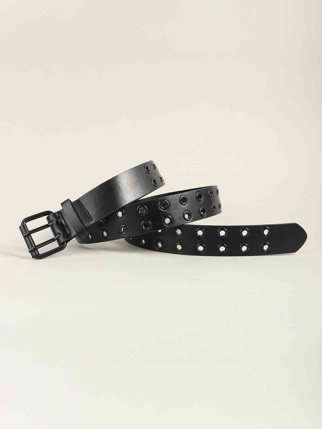Grommet PU Leather Belt - Damned Threads