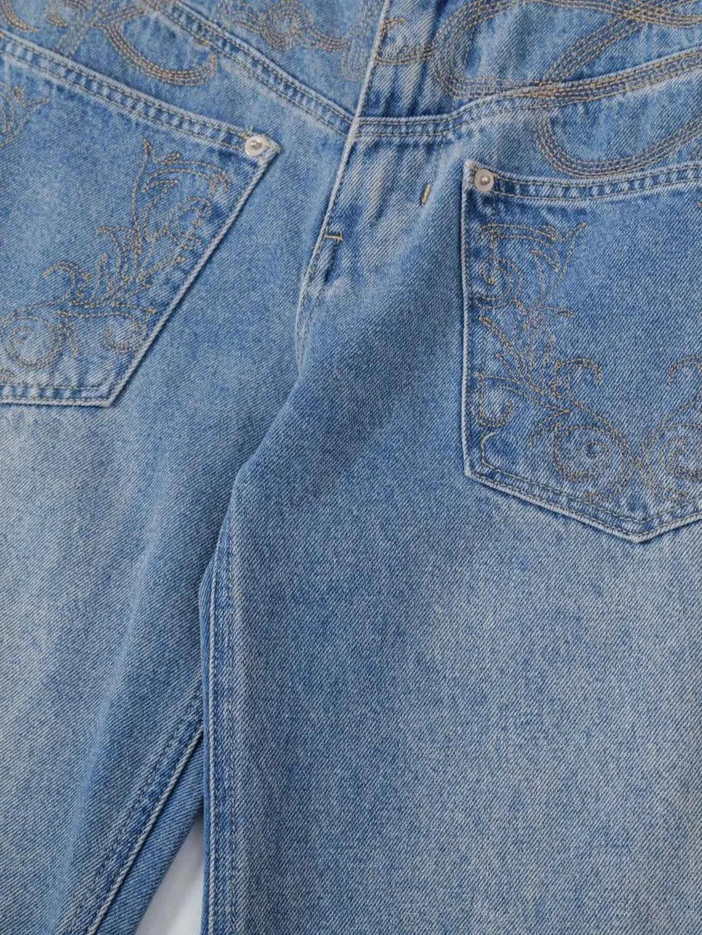 Basic style Oversized Wide leg Jeans