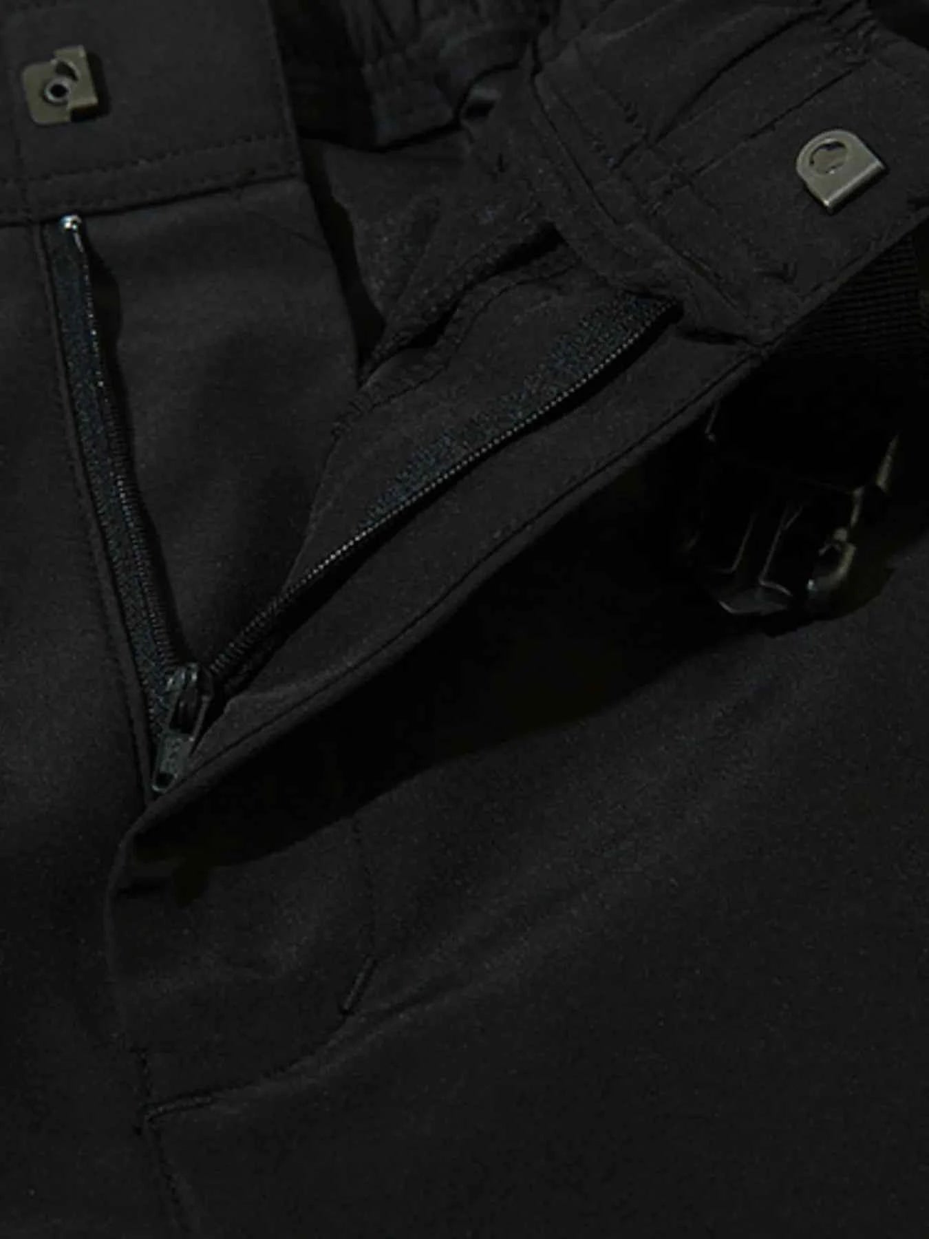 Men's Cargo Joggers with Zip Pockets