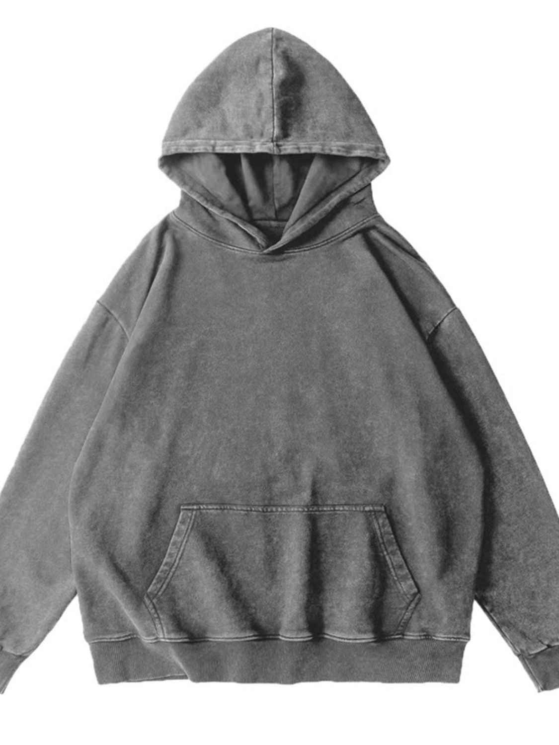 Long Sleeve Hoodie with Pocket - Damned Threads