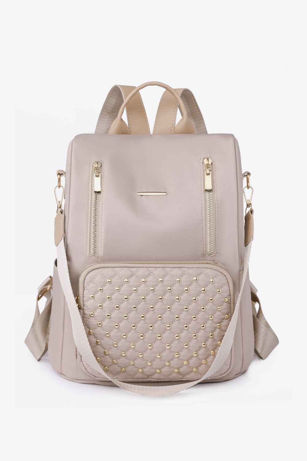 Zipper Pocket Beaded Backpack - Damned Threads