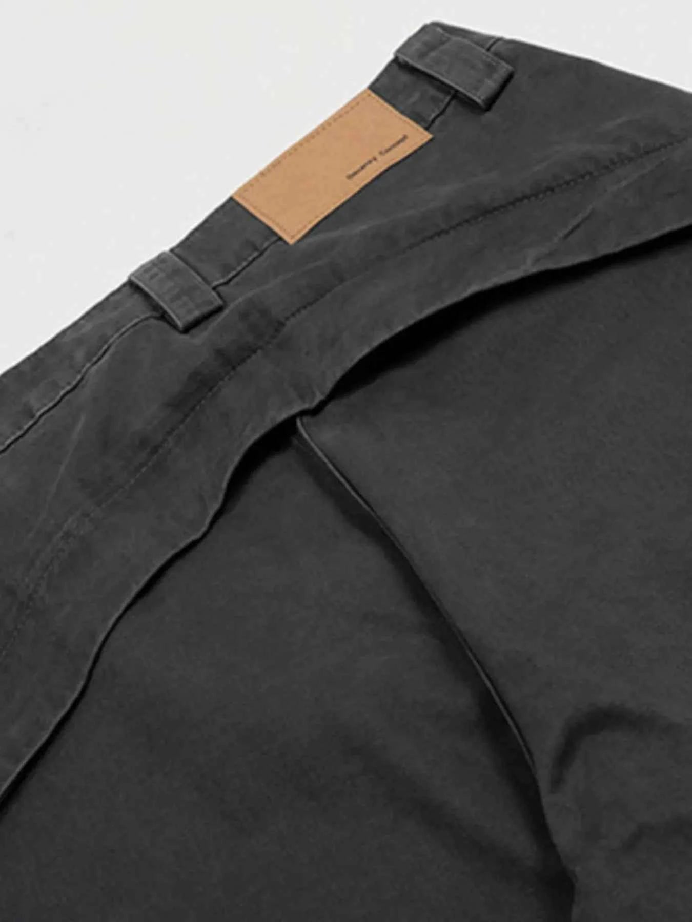 Men's Oversized Wide Leg Jeans with Multiple Pockets