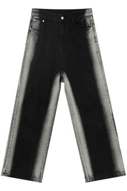 Side Contrast Jeans with Pockets - Damned Threads