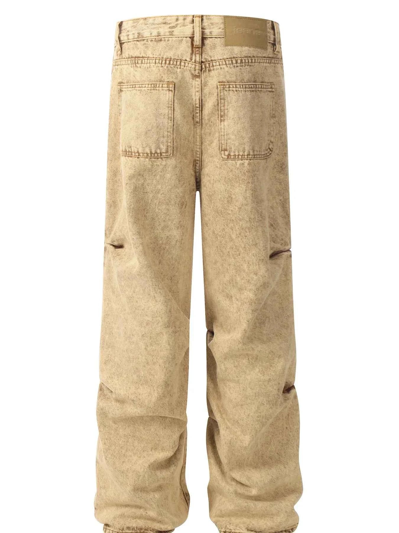 Men's Vintage Washed Relaxed Fit Jeans