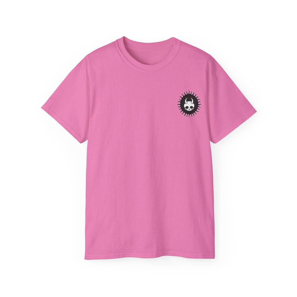 Beauties Bite - Unisex Cotton Tee (Back) - Damned Threads
