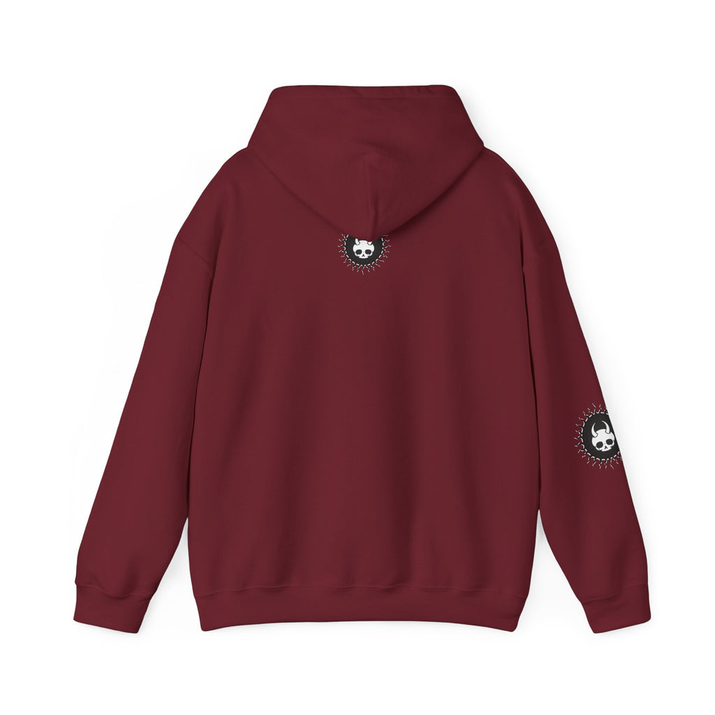 Ride-On - Unisex Heavy Blend™ Hooded Sweatshirt (Front) - Damned Threads