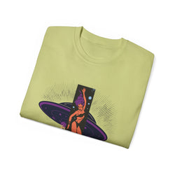 Space Warrior - Unisex Cotton Tee (Front) - Damned Threads