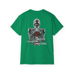 Exposed Heart - Unisex Cotton Tee (Back) - Damned Threads
