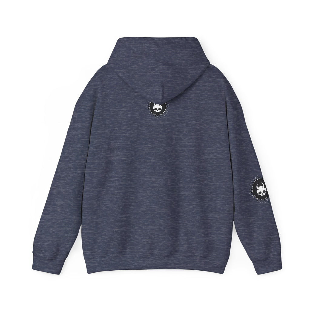 Ride-On - Unisex Heavy Blend™ Hooded Sweatshirt (Front) - Damned Threads