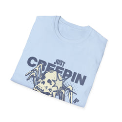 Just Creepin N Crawlin - Unisex Softstyle T-Shirt (Front) - Damned Threads