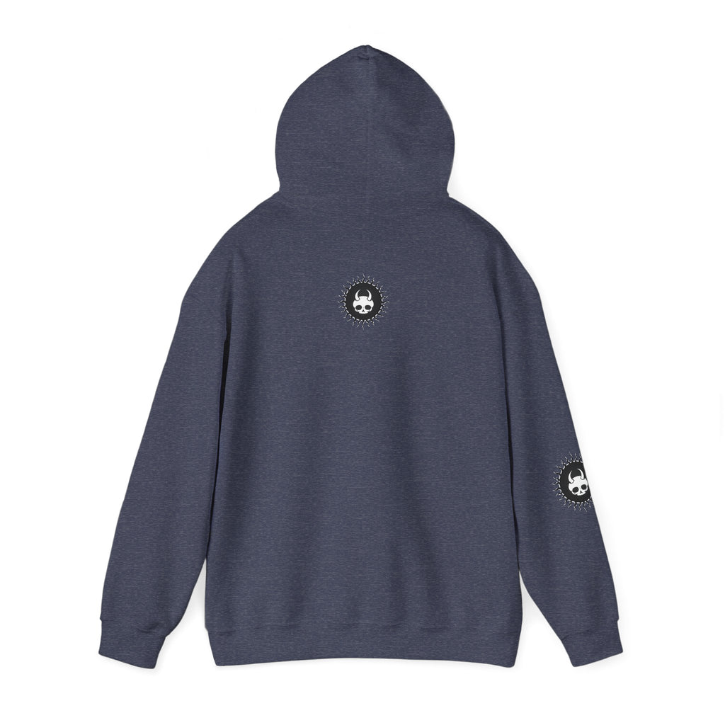 Ride-On - Unisex Heavy Blend™ Hooded Sweatshirt (Front) - Damned Threads