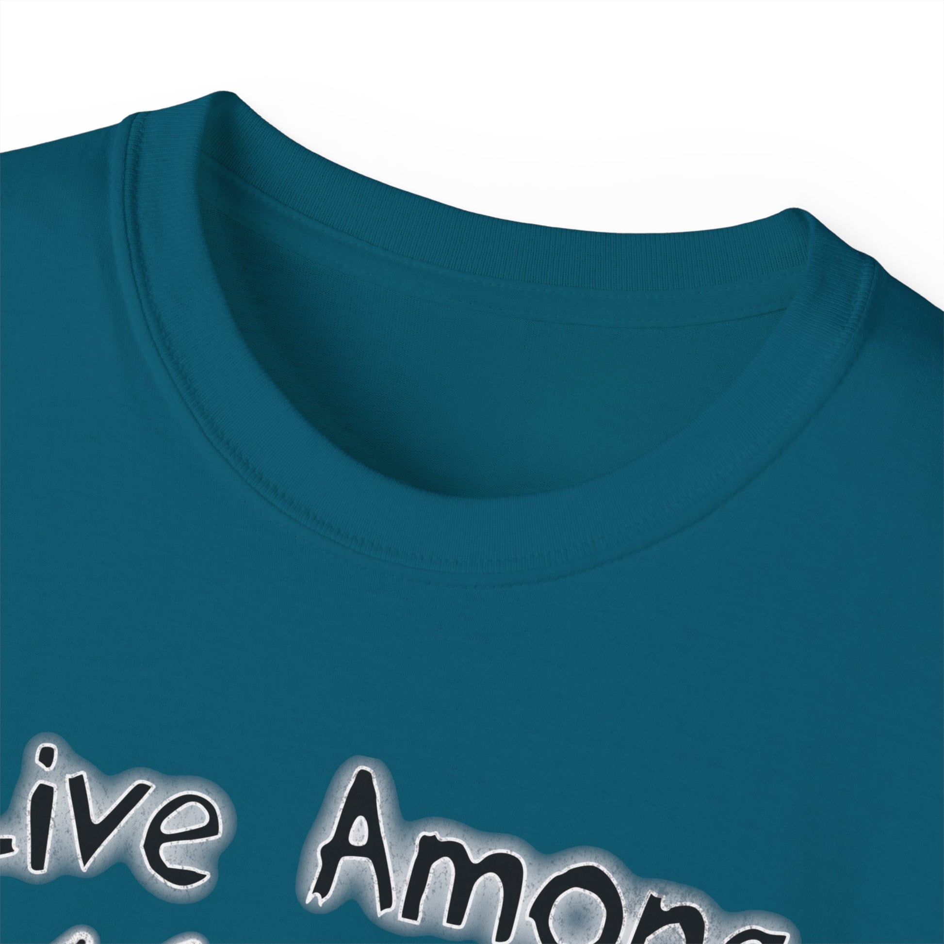 Live Among Demons - Unisex Cotton Tee (Front) - Damned Threads