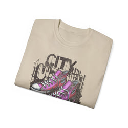 City Streets - Unisex Cotton Tee (Front) - Damned Threads