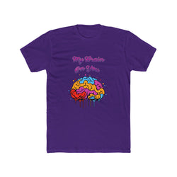 My Brain On You - Unisex Cotton Crew Tee (Front) - Damned Threads