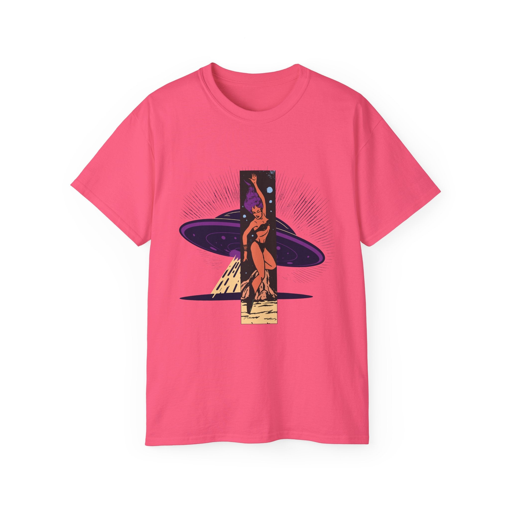 Space Warrior - Unisex Cotton Tee (Front)