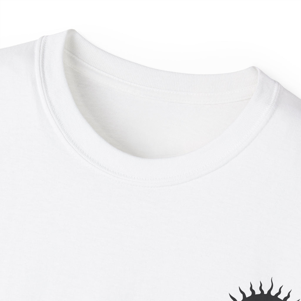 Beauties Bite - Unisex Cotton Tee (Back) - Damned Threads