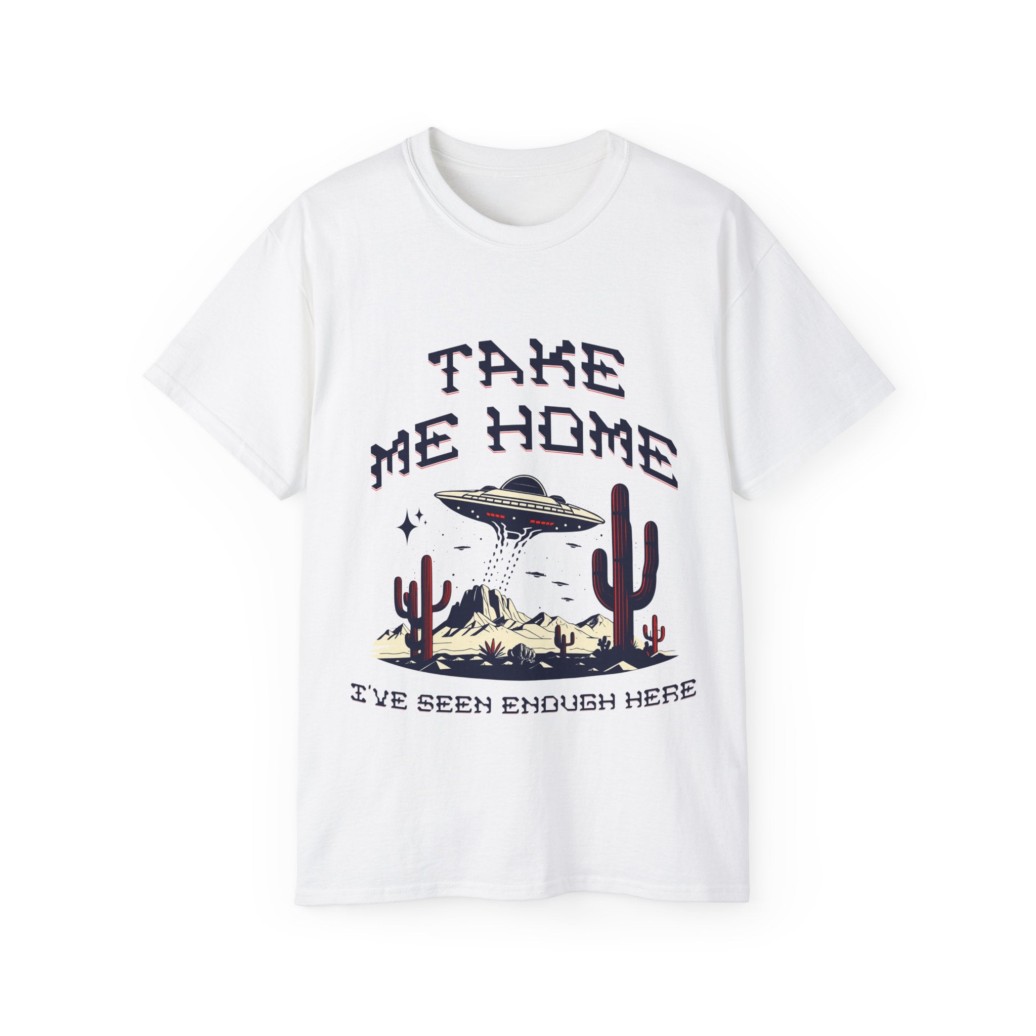 Take Me Home - Unisex Cotton Tee (Front) - Damned Threads