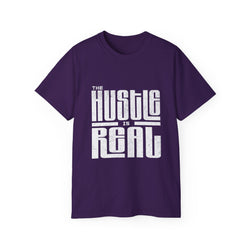 The Hustle Is Real - Unisex Softstyle T-Shirt (front) - Damned Threads