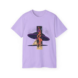 Space Warrior - Unisex Cotton Tee (Front) - Damned Threads