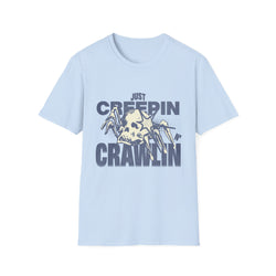 Just Creepin N Crawlin - Unisex Softstyle T-Shirt (Front) - Damned Threads