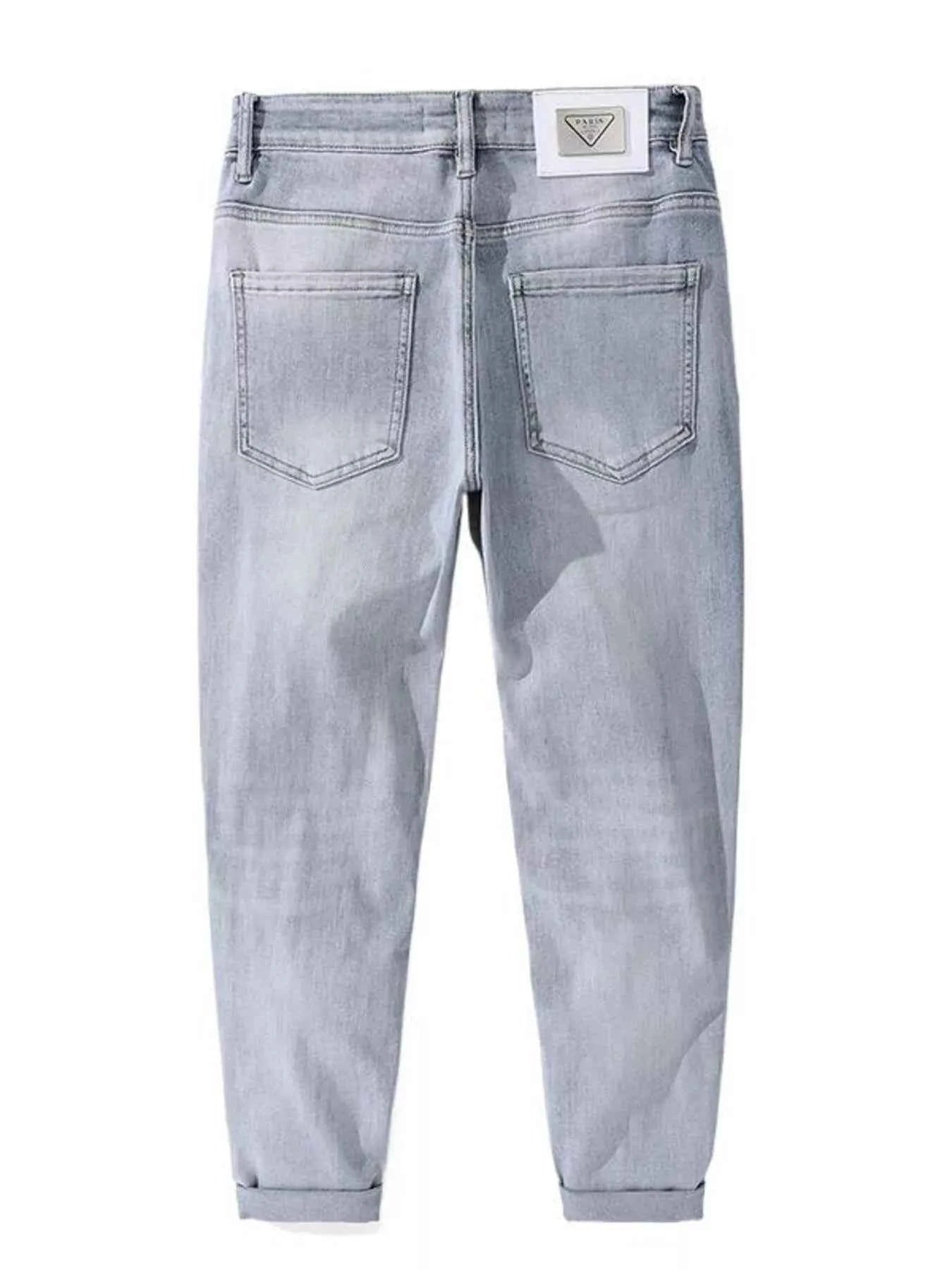 Men's Washed Slim Fit Jeans