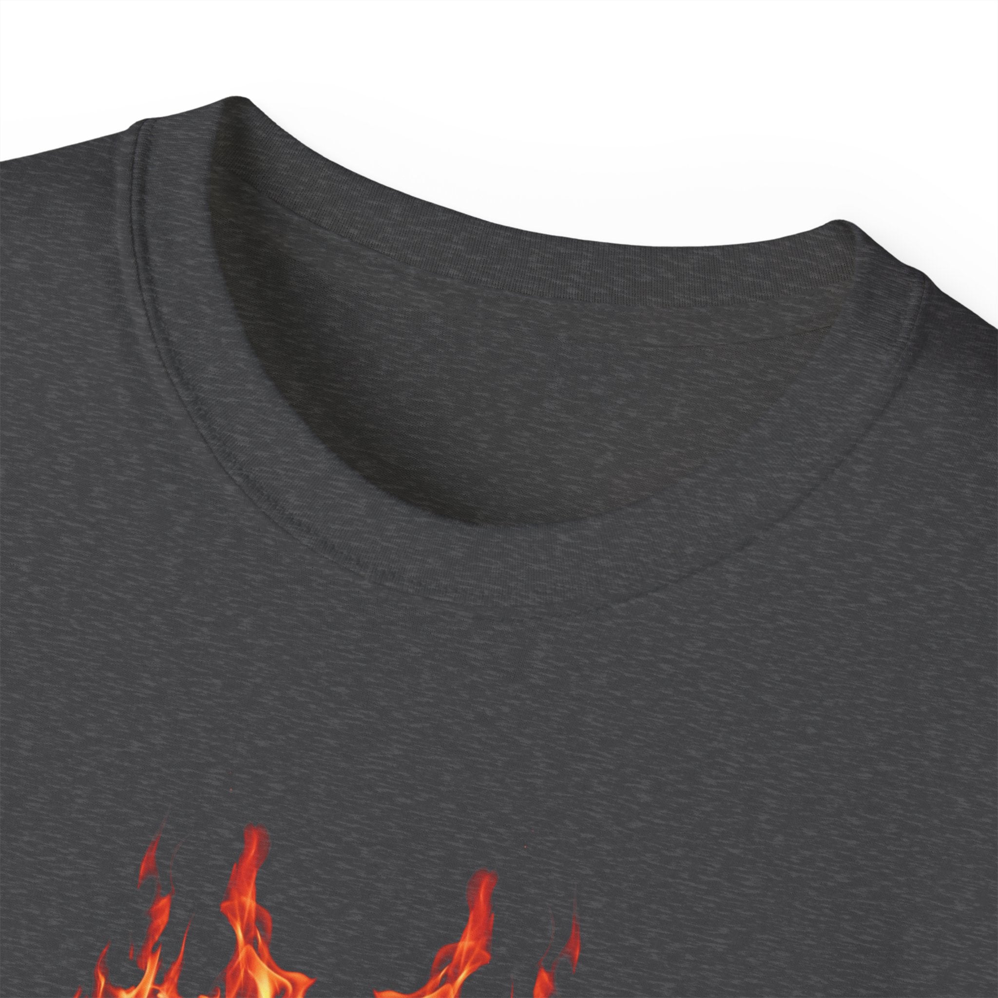 Dumpster Fire - Unisex T-Shirt (Front) - Damned Threads