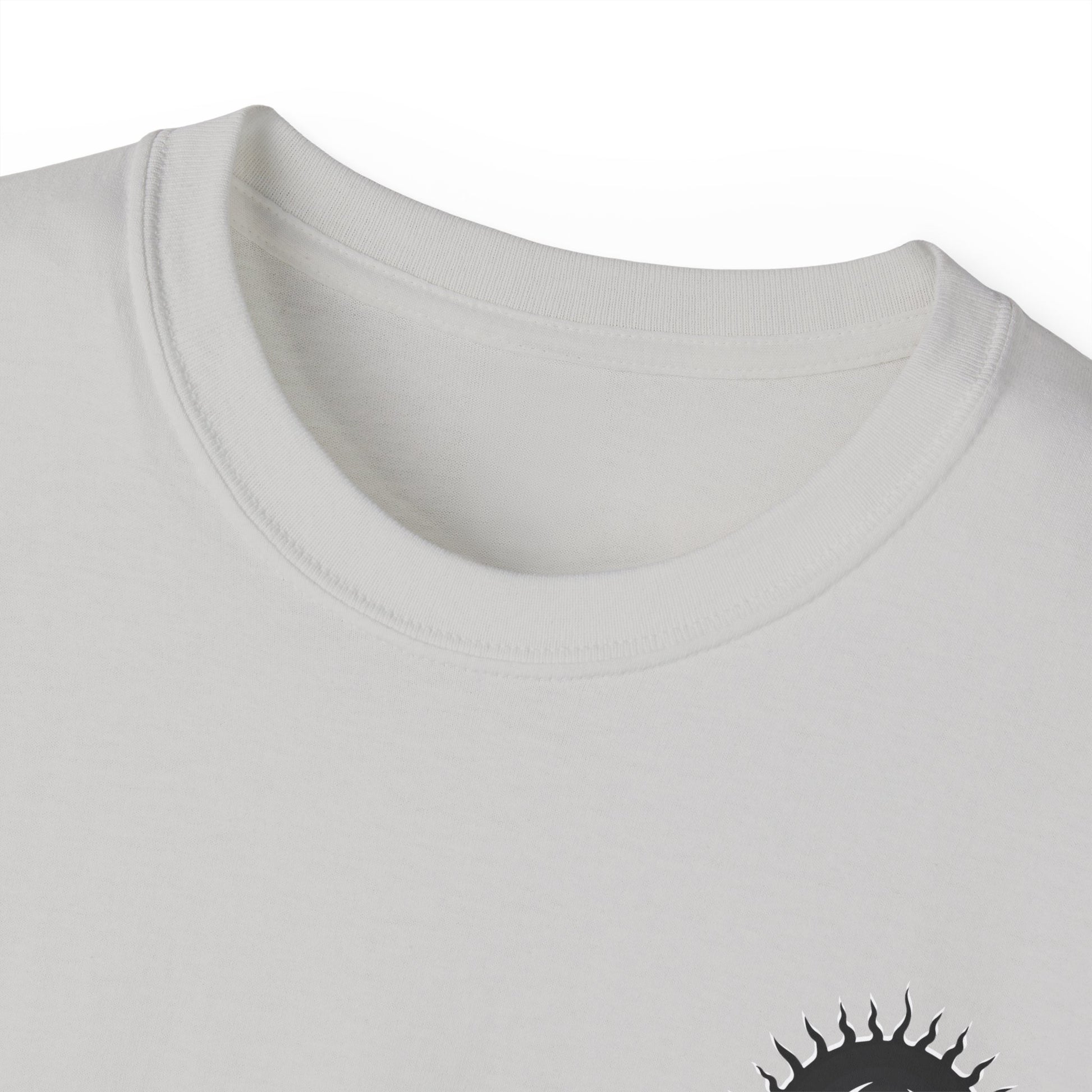 Spook-Rock - Unisex Cotton Tee (Back) - Damned Threads