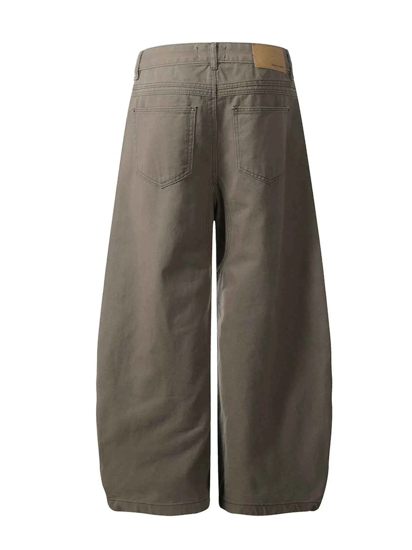 Men's High Waist Curved Jeans